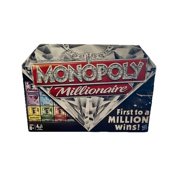Monopoly Millionaire Edition Board Game Hasbro Parker Brothers READ - Picture 1 of 3